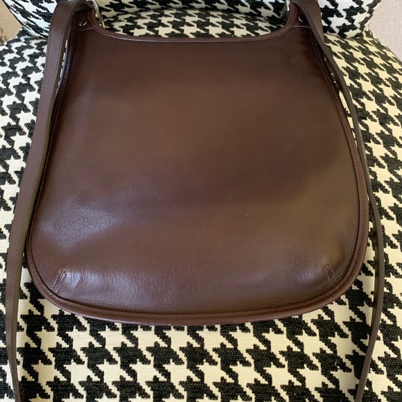 SOLD 💔Coach Small Hippie Flap Bag in Dark Brown - Picture 6 of 7